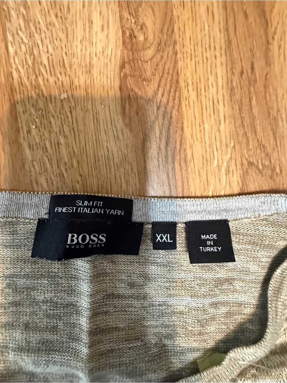 BOSS MensSlim Fit Sweatpants in Heather Gray